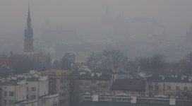 Cracow in a smog